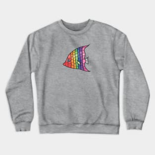 Rainbow Angelfish- Love Wins Crewneck Sweatshirt